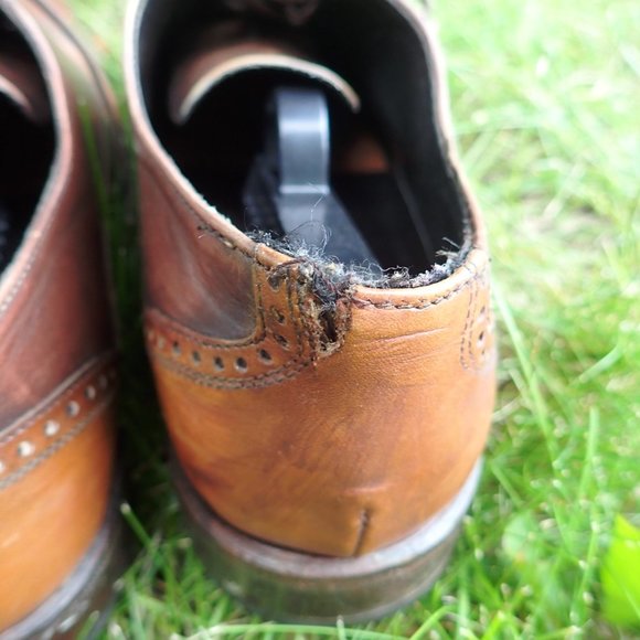 Luca Del Forte Brown lace up leather dress shoe, size 41 (8) - Picture 5 of 9